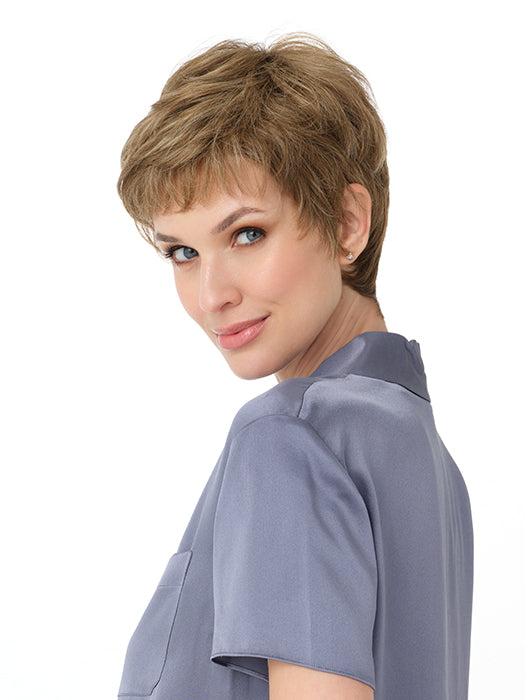 Fiona | Envy | Lace Front Mono Crown Open Top | Short | Human Hair Blend