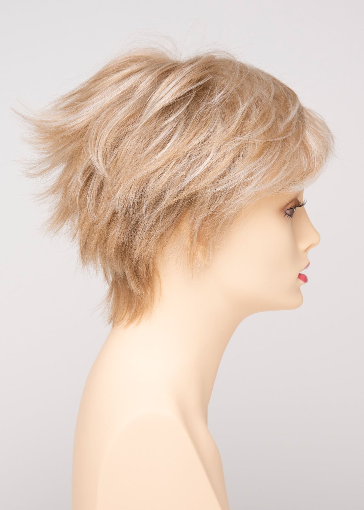 Flame | Envy | Open Top Mono Crown | Short Pixie | Human Hair Blend
