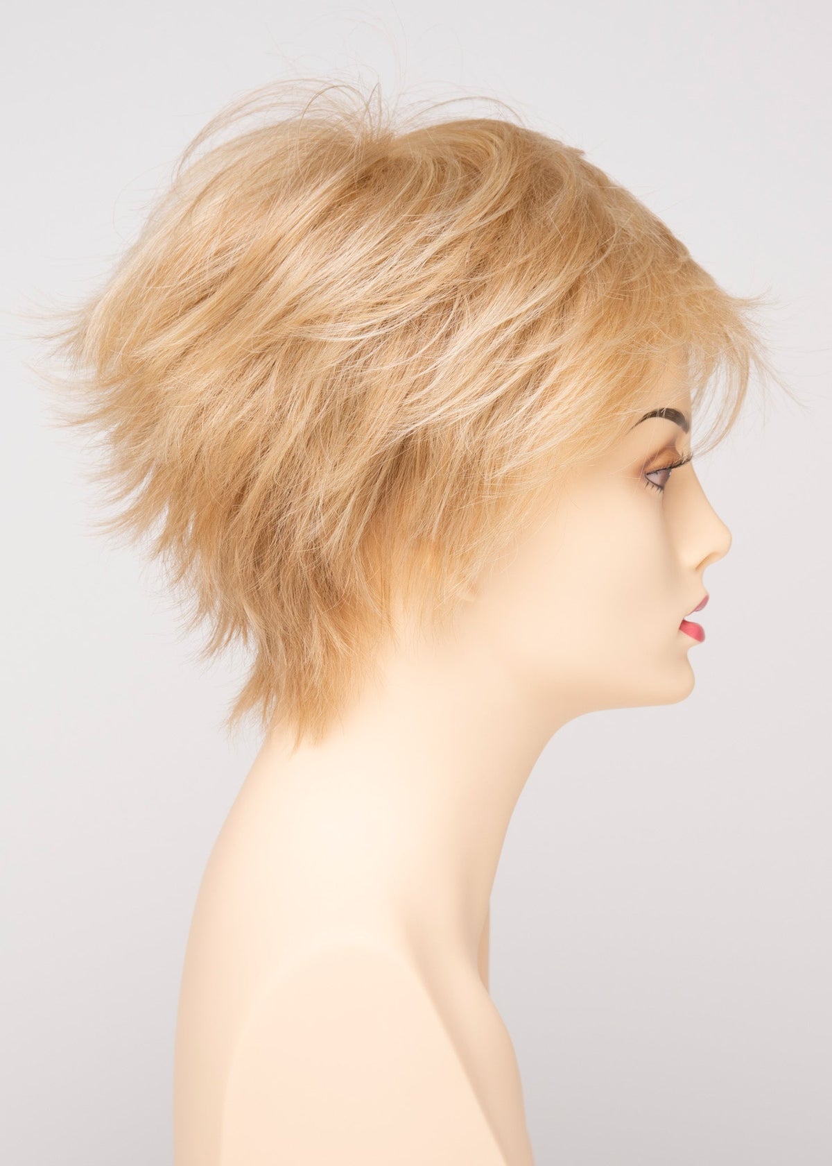Flame | Envy | Open Top Mono Crown | Short Pixie | Human Hair Blend