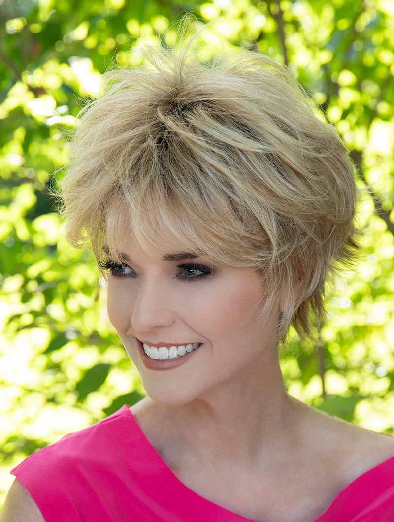 Flame - Envy Wigs - Side view | sparkling Champagne 4