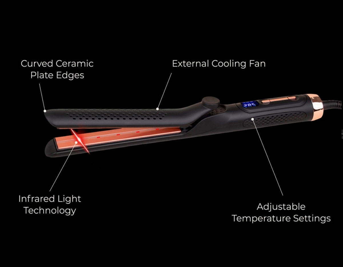 Infrared Duo Styler by Jon Renau - Styling Iron with Cooling Fans