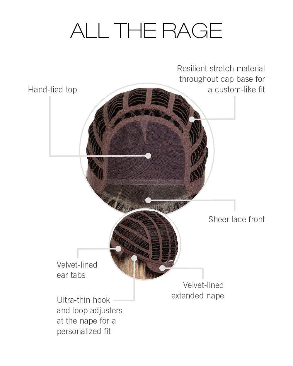 All The Rage | Gabor wigs  | Lace front Monotop -6