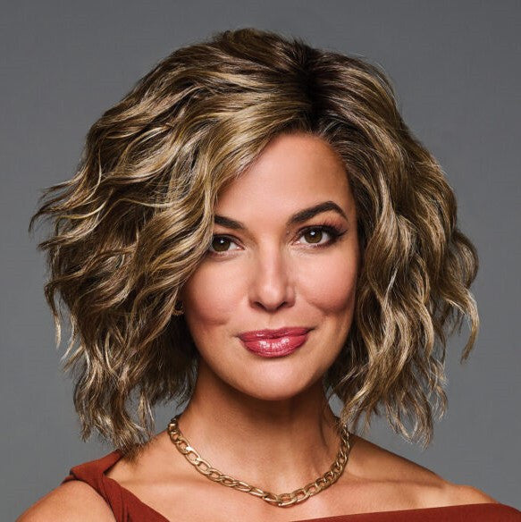 BEAMING BEAUTY IN GF11-25SS SS HONEY PECAN | FRONT VIEW 2