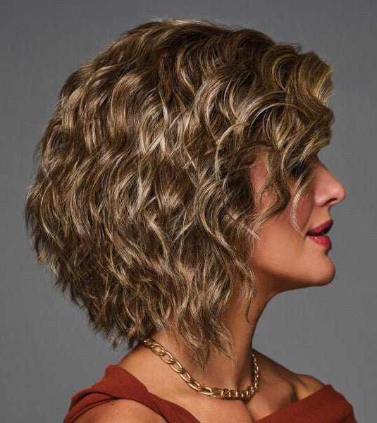 BEAMING BEAUTY IN GF11-25SS SS HONEY PECAN | SIDE VIEW