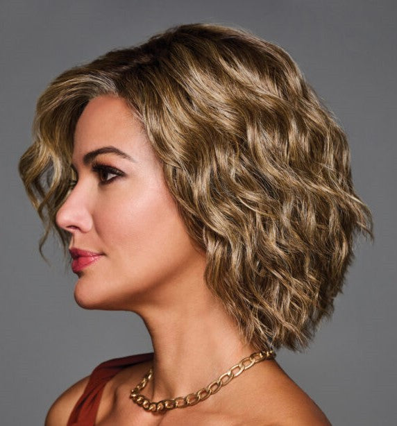 BEAMING BEAUTY IN GF11-25SS SS HONEY PECAN | SIDE VIEW 2