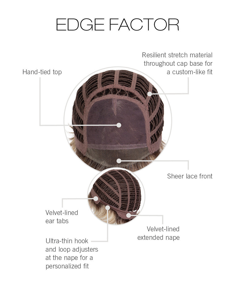 Edge Factor | Gabor wigs  | Lace front Monotop-7