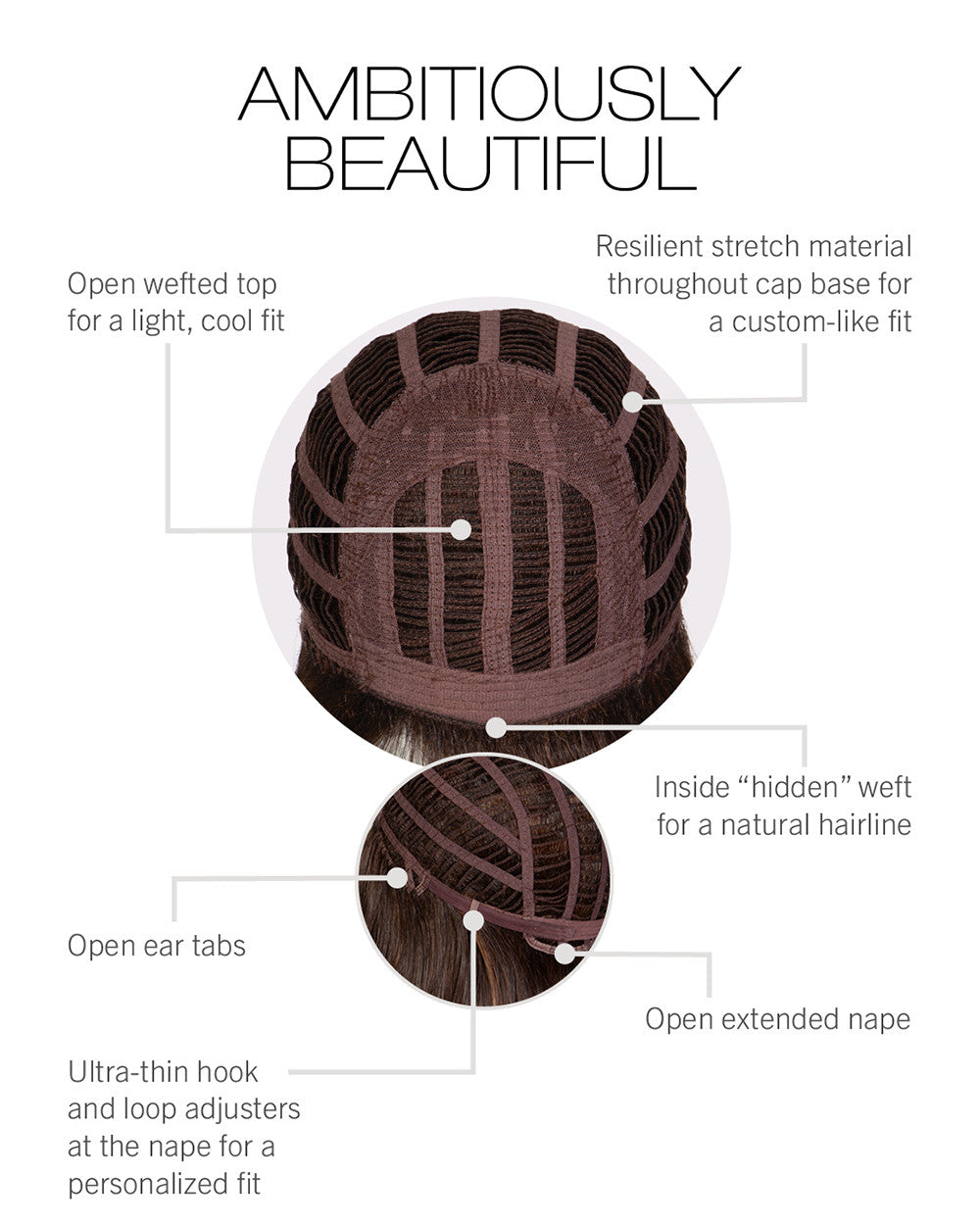 Ambitiously Beautiful Wig by Gabor - Heat-Friendly Bob Average Cap