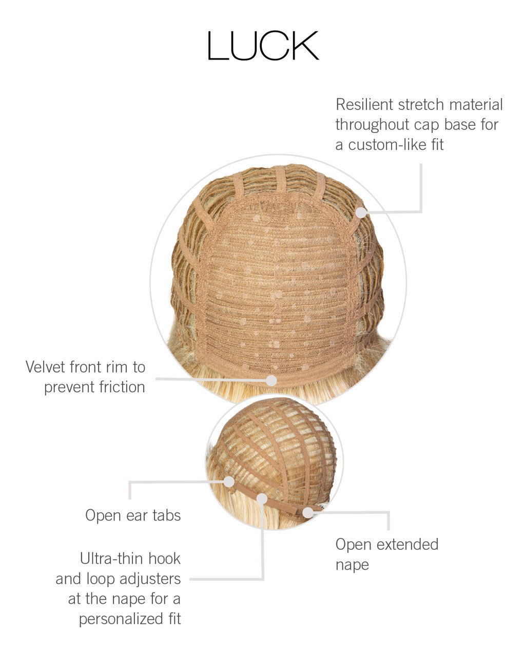 Luck in Medium Brown |  Cap View