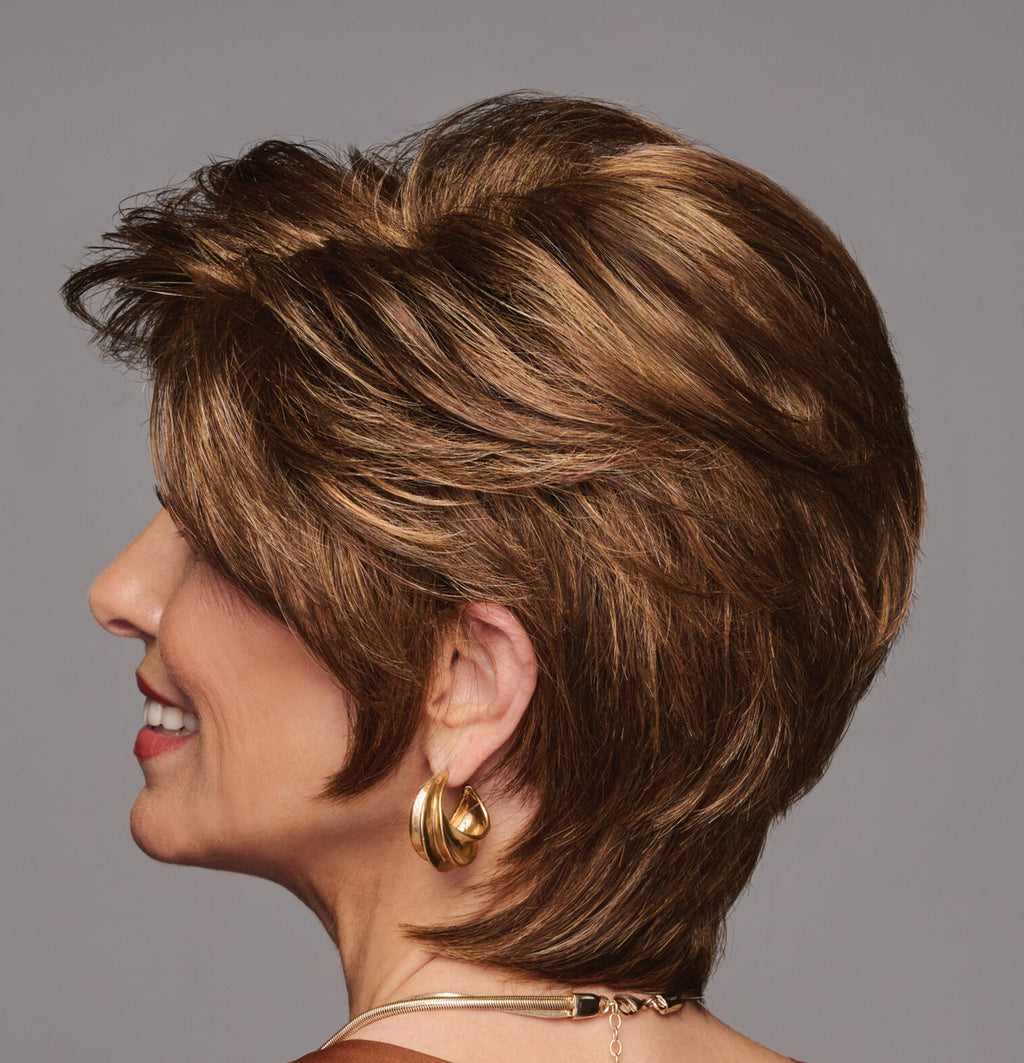 Femme & Flirty | Gabor Wigs | GL8-29 Hazelnut | Side View