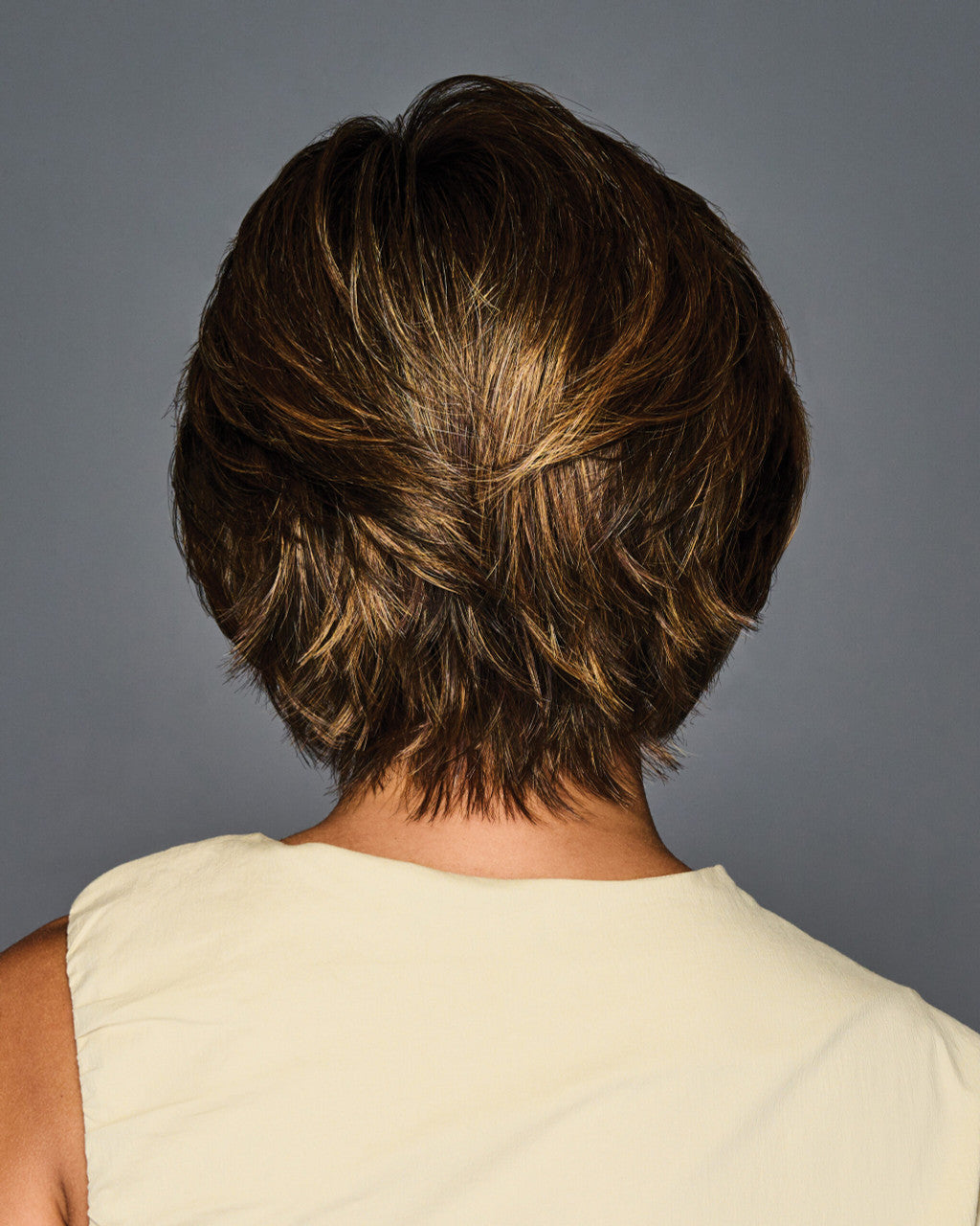 Make A Statement | Gabor Wigs |  Lace Front Lace Part | back view | GF8-29SS SS Hazelnut