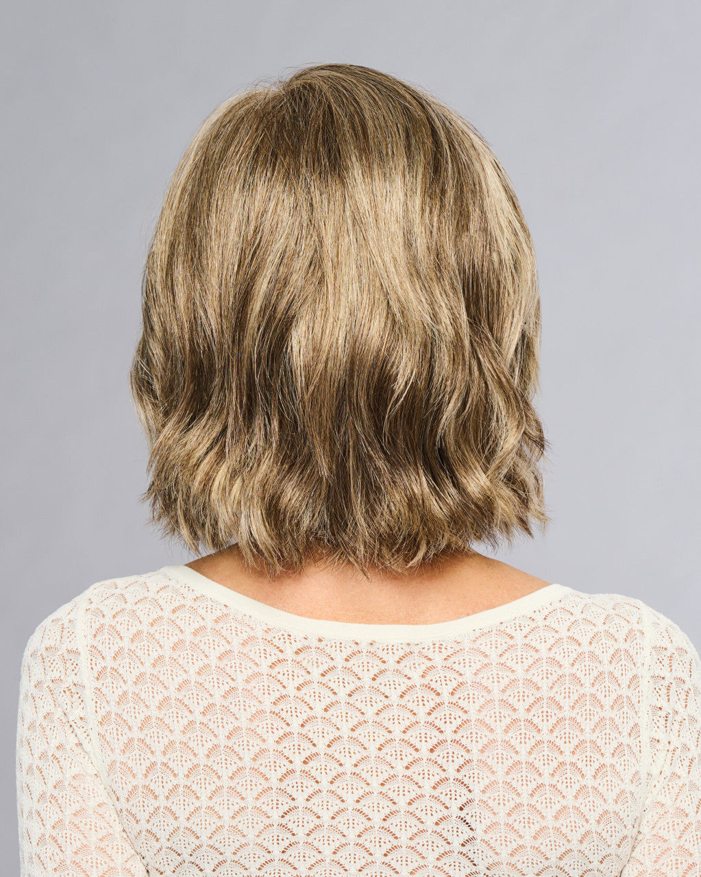 MOD ABOUT YOU | Gabor Wigs | Heat Friendly Lace Front Monopart |  back view | GL18-23 Toasted Pecan