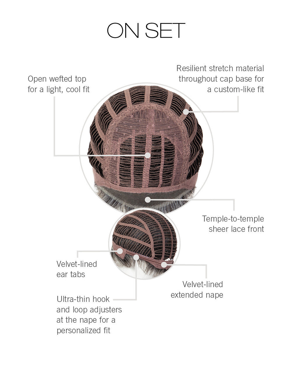 On Set | Gabor wigs  | Lace front Monotop-7