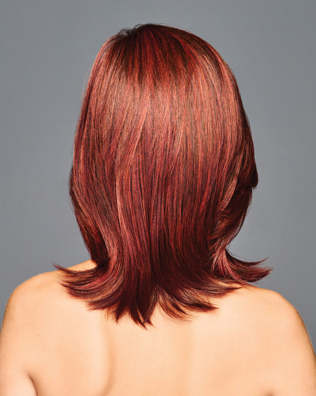 Own The Room | Gabor Wigs | Heat Friendly Lace Front Monopart | Back View | GF132SS SS Sangria