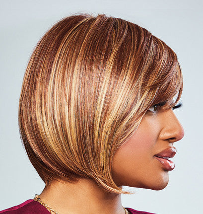 Peace | Gabor Wigs | Side view | Medium Red