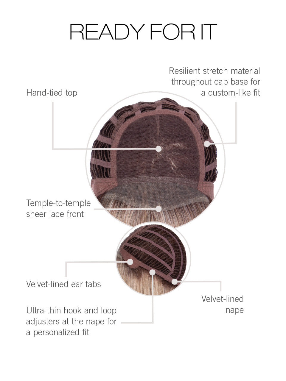 Ready For It Wig by Gabor - Lace Front Hand-Tied Heat-Friendly Average Cap