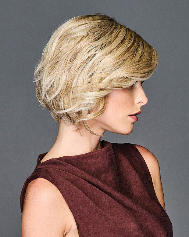 Trend Alert | Gabor Wigs | Heat Friendly Lace Front Monopart | GF19-23SS SS Biscuit | side view