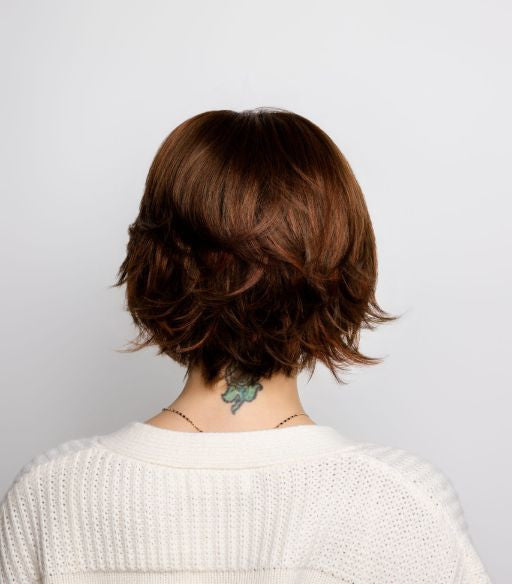 Glenn | Amore Wigs | Lace front  Monotop | NEW!! | Soft Net Cap- cherry brown- 2