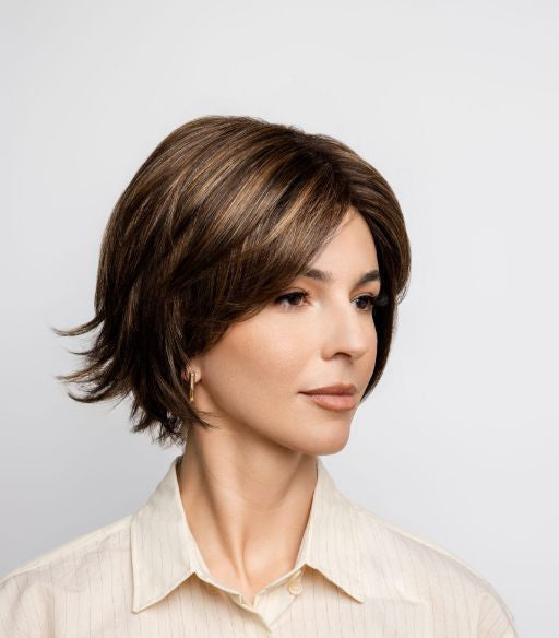 Glenn | Amore Wigs | Lace front  Monotop | NEW!! | Soft Net Cap- chocolate Twist -2