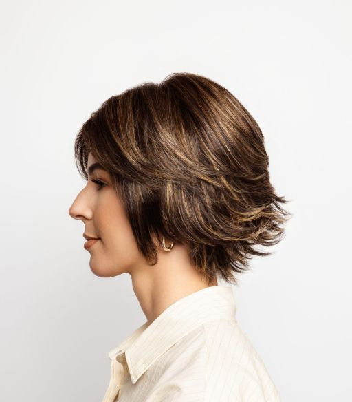 Glenn | Amore Wigs | Lace front  Monotop | NEW!! | Soft Net Cap- chocolate Twist -4