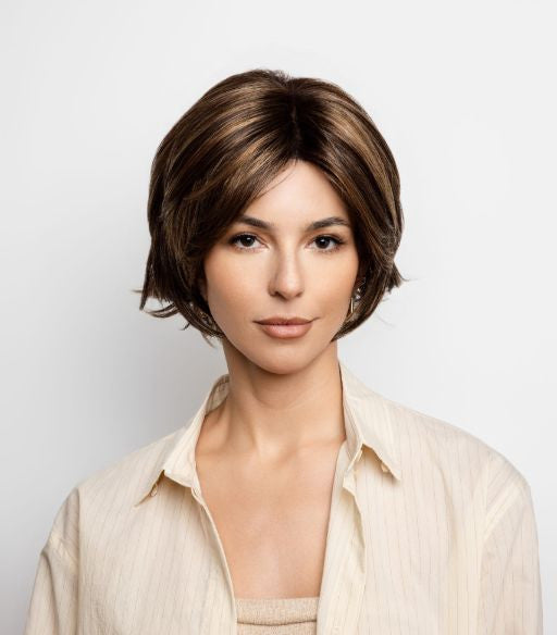 Glenn | Amore Wigs | Lace front  Monotop | NEW!! | Soft Net Cap- chocolate Twist -5