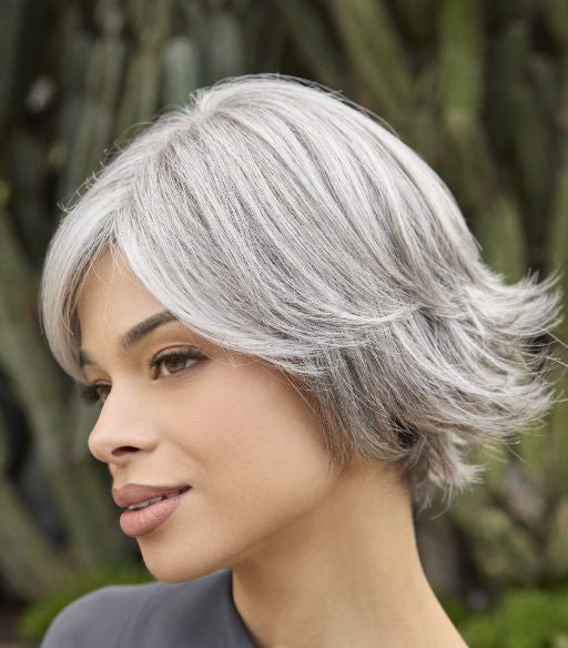 Glenn | Amore Wigs | Lace front  Monotop | NEW!! | Soft Net Cap- Silver Stone