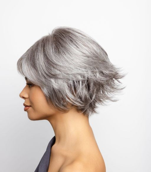 Glenn | Amore Wigs | Lace front  Monotop | NEW!! | Soft Net Cap- Silver Stone-1