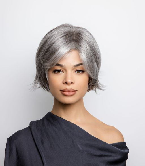 Glenn | Amore Wigs | Lace front  Monotop | NEW!! | Soft Net Cap- Silver Stone-3