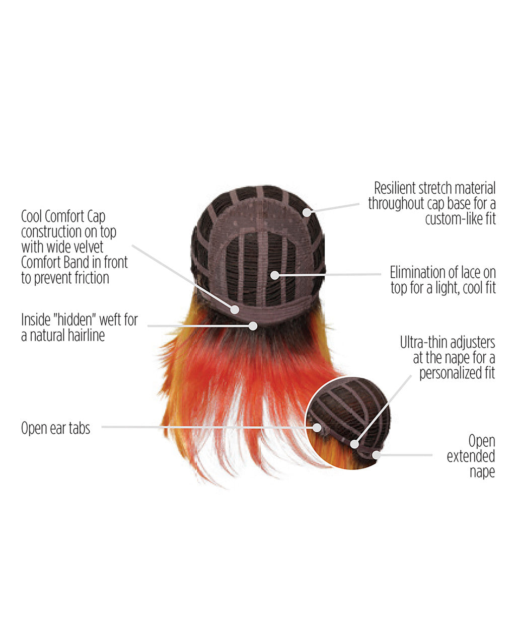 Fierce Fire | HF Synthetic Wig | Hairdo Wigs