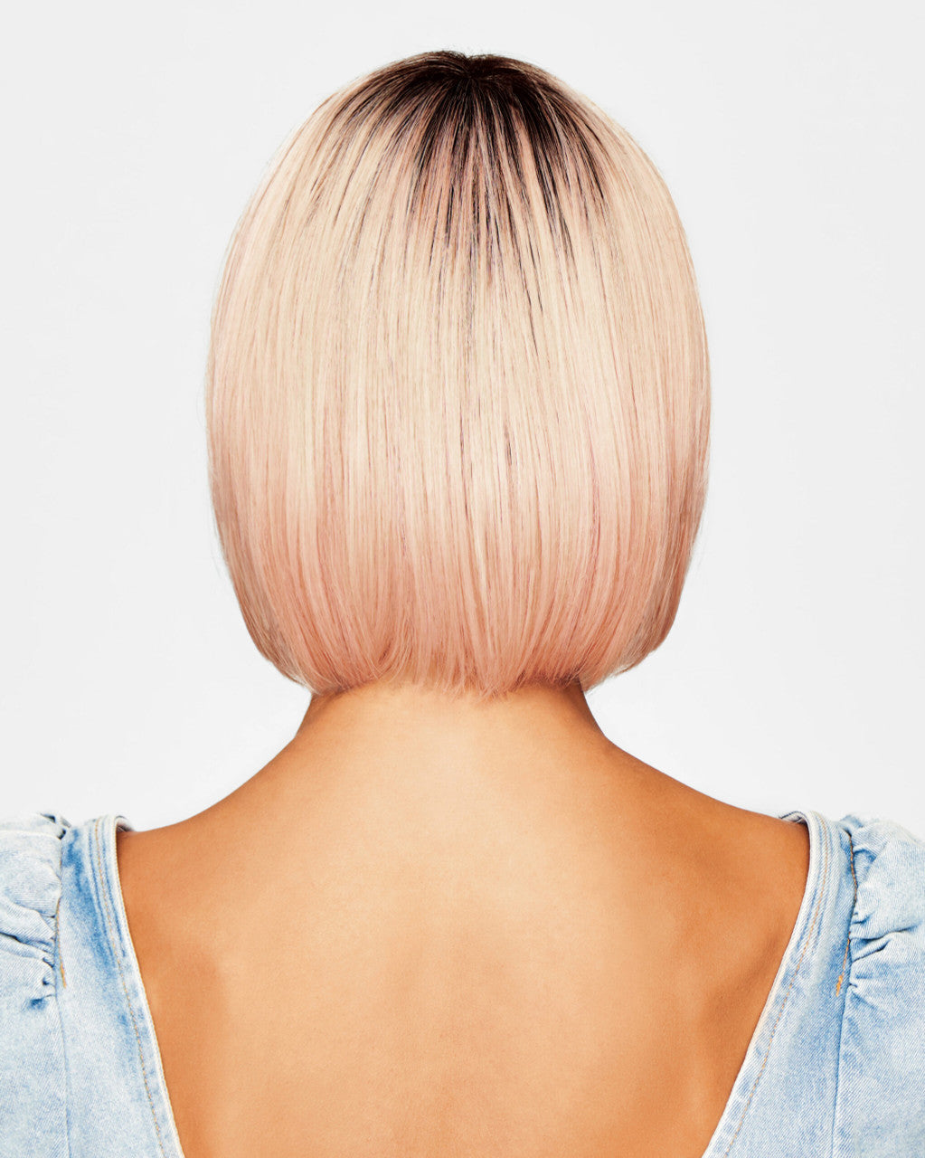 PEACHY KEEN BOB HEAT SAFE WIG ROOTED DARLING SEXY HOT USA SELLER 2033-1