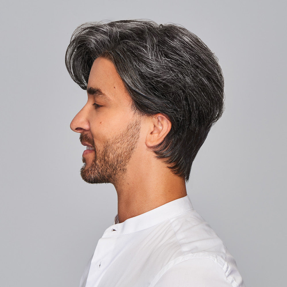 Gallant | Him by Hairuwear Wigs Lace Front| Monotop hand tied -side view