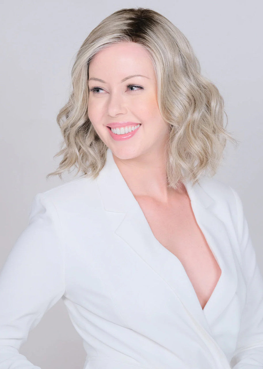 Caliente V Wig by Belle Tress - Extended Lace Front Mono Part