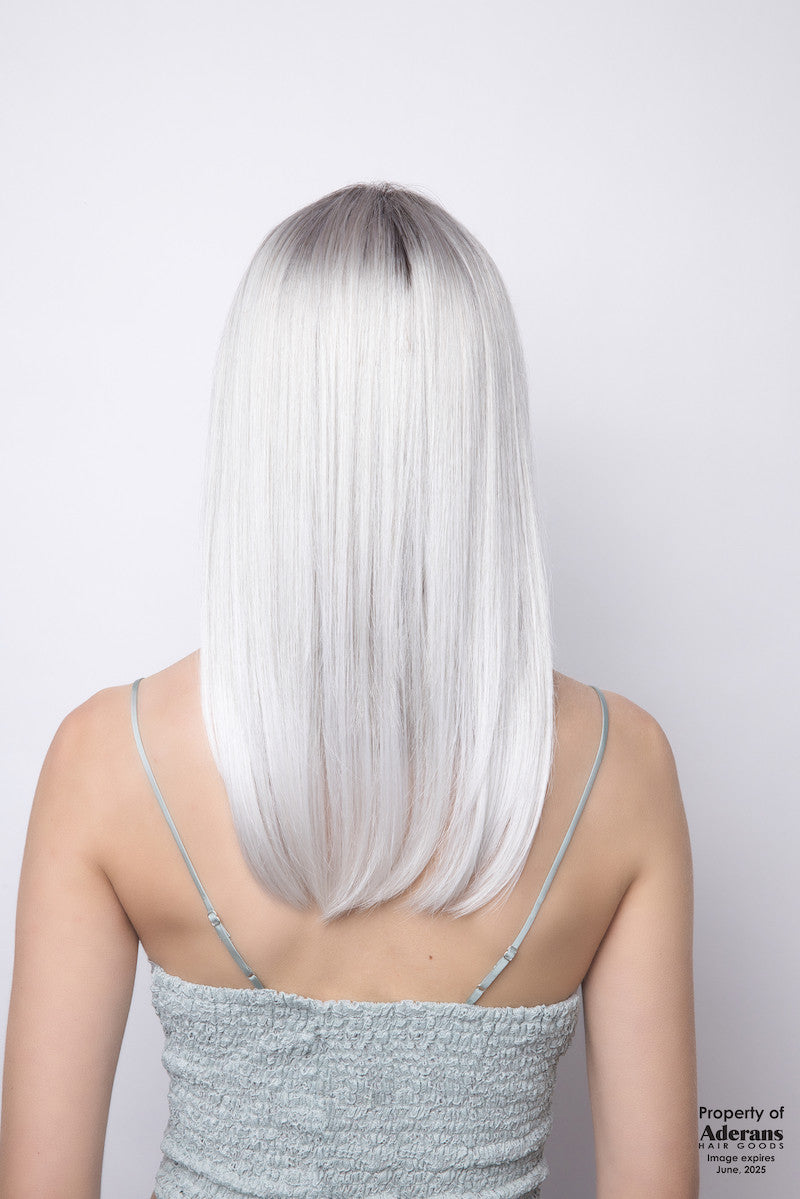 Harper | The Alexander Couture Collection | back view | smoke ivory