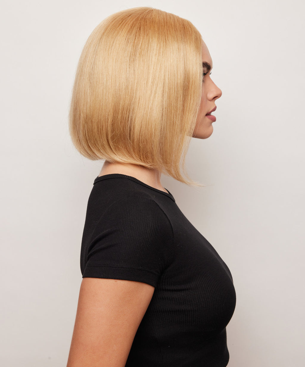 Harriet |  Alexander Couture Rene of Paris Wigs |   Human Hair  | Side  View  Summer Blond