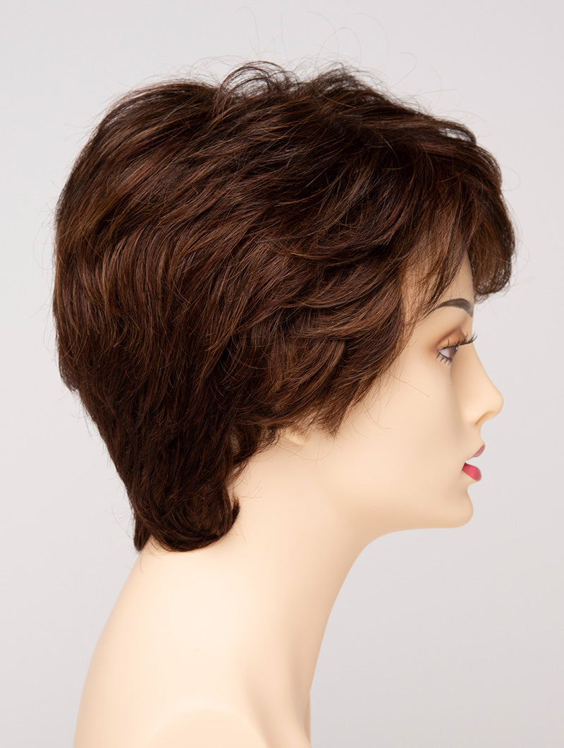 Heather | Envy | Lace Front Mono Top 100% Hand-Tied | Short | Human Hair Blend
