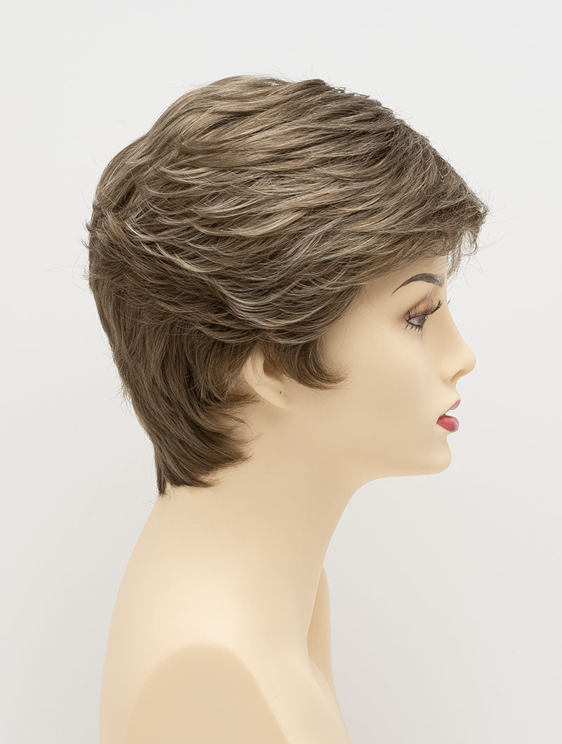 Jeannie | Envy | Hand-Tied Lace Front Mono Top | Short Layered | Synthetic