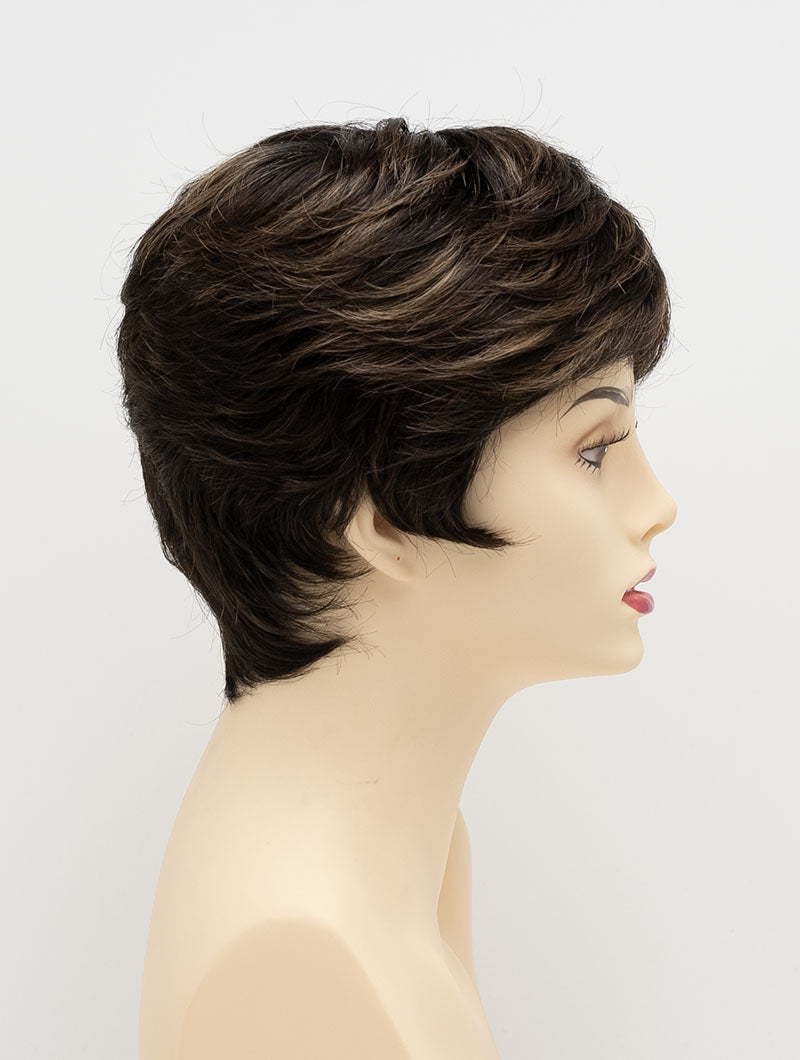 Jeannie | Envy | Hand-Tied Lace Front Mono Top | Short Layered | Synthetic