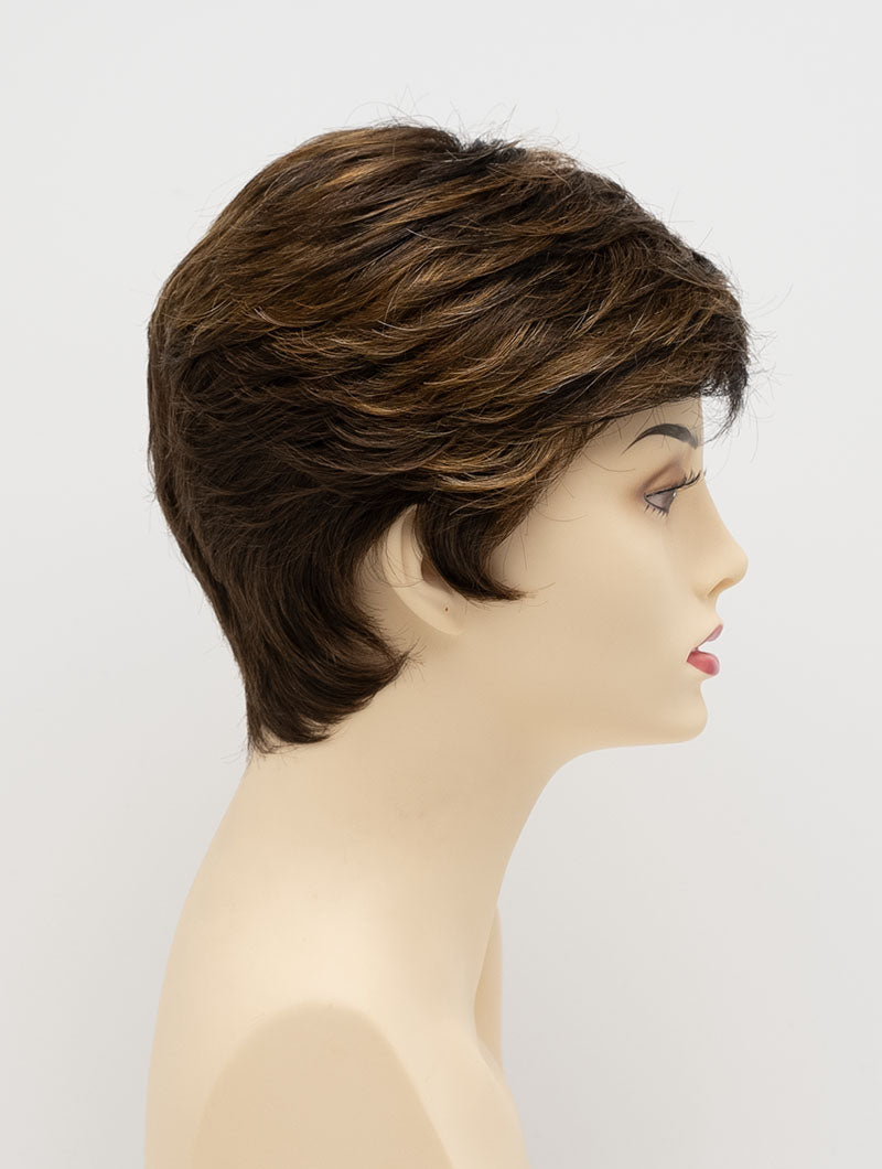 Jeannie | Envy | Hand-Tied Lace Front Mono Top | Short Layered | Synthetic