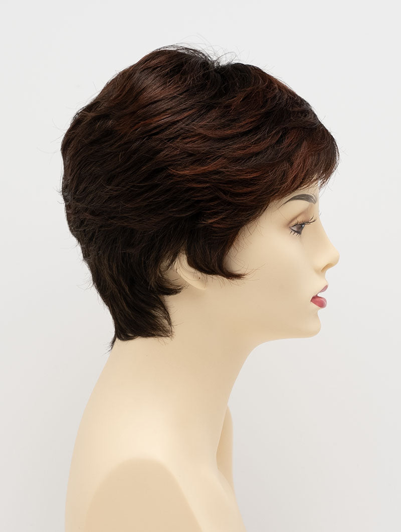 Jeannie | Envy | Hand-Tied Lace Front Mono Top | Short Layered | Synthetic