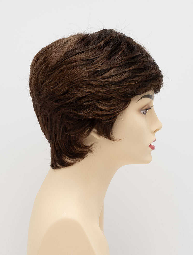 Jeannie | Envy | Hand-Tied Lace Front Mono Top | Short Layered | Synthetic