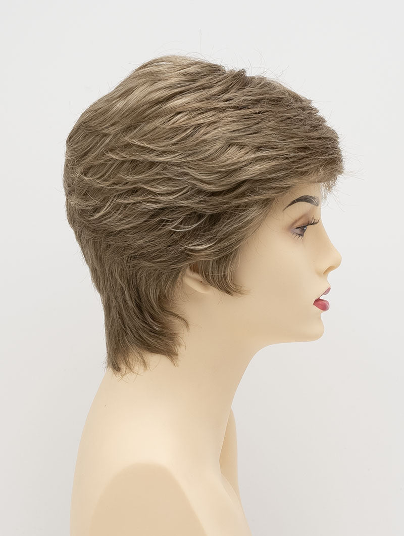 Jeannie | Envy | Hand-Tied Lace Front Mono Top | Short Layered | Synthetic