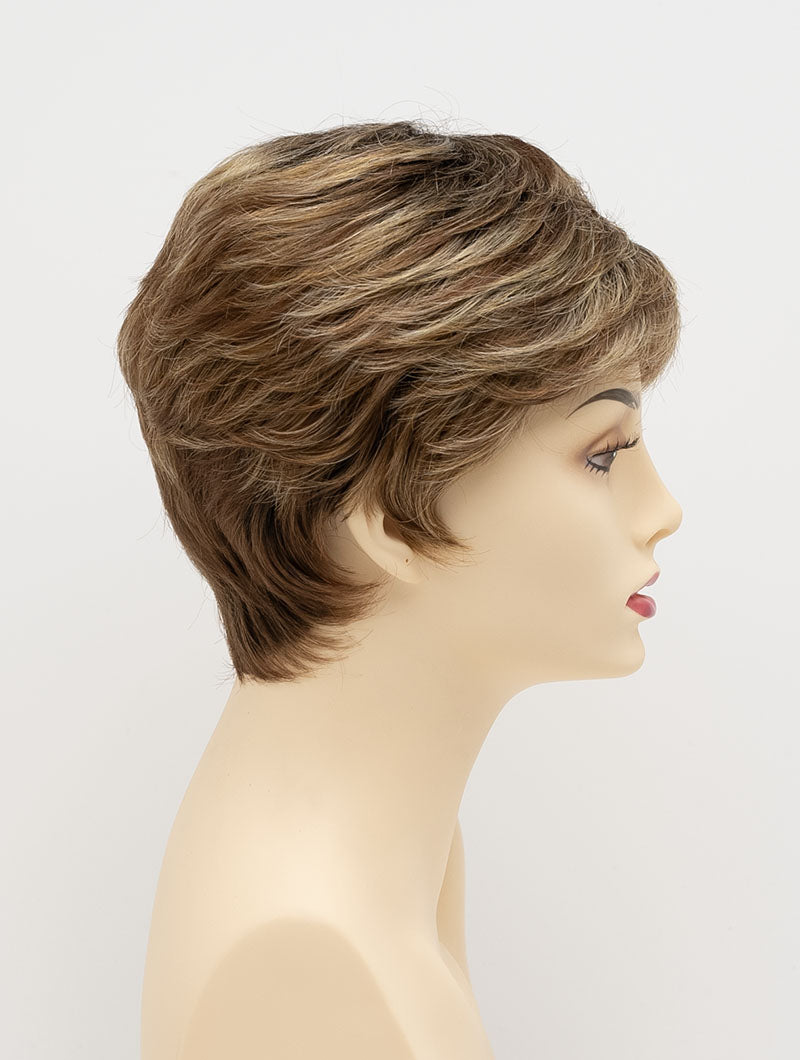 Jeannie | Envy | Hand-Tied Lace Front Mono Top | Short Layered | Synthetic