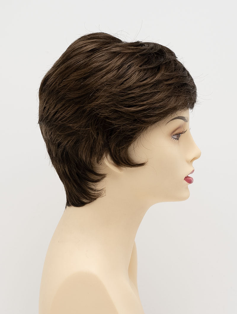 Jeannie | Envy | Hand-Tied Lace Front Mono Top | Short Layered | Synthetic