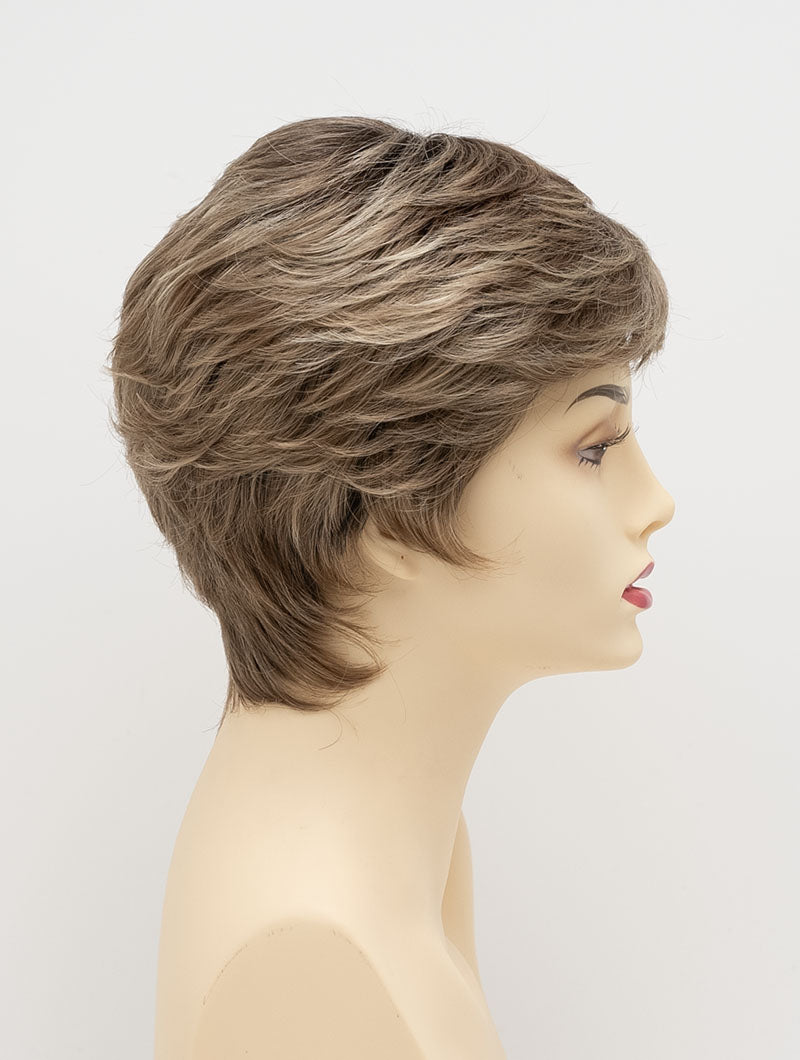 Jeannie | Envy | Hand-Tied Lace Front Mono Top | Short Layered | Synthetic