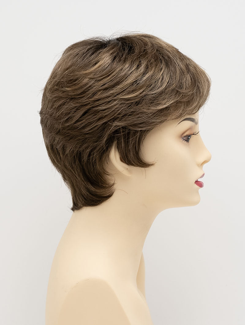 Jeannie | Envy | Hand-Tied Lace Front Mono Top | Short Layered | Synthetic