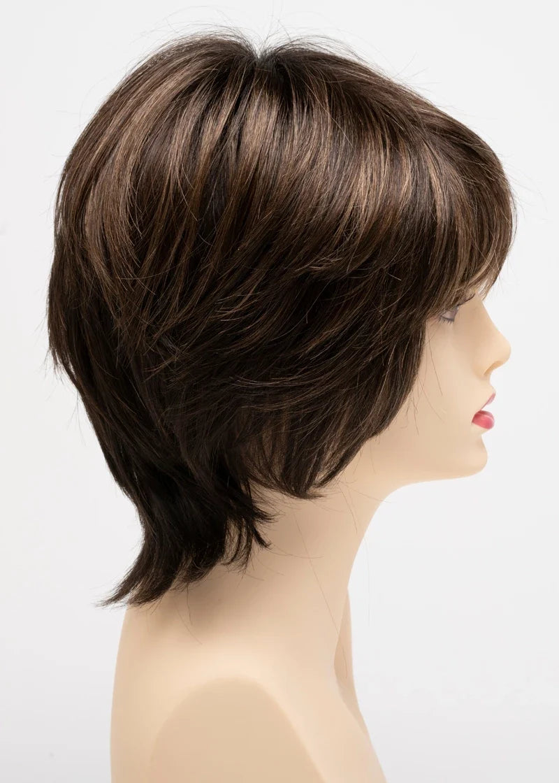 Jane | Envy | Hand-Tied Lace Front | Short Shag | Synthetic
