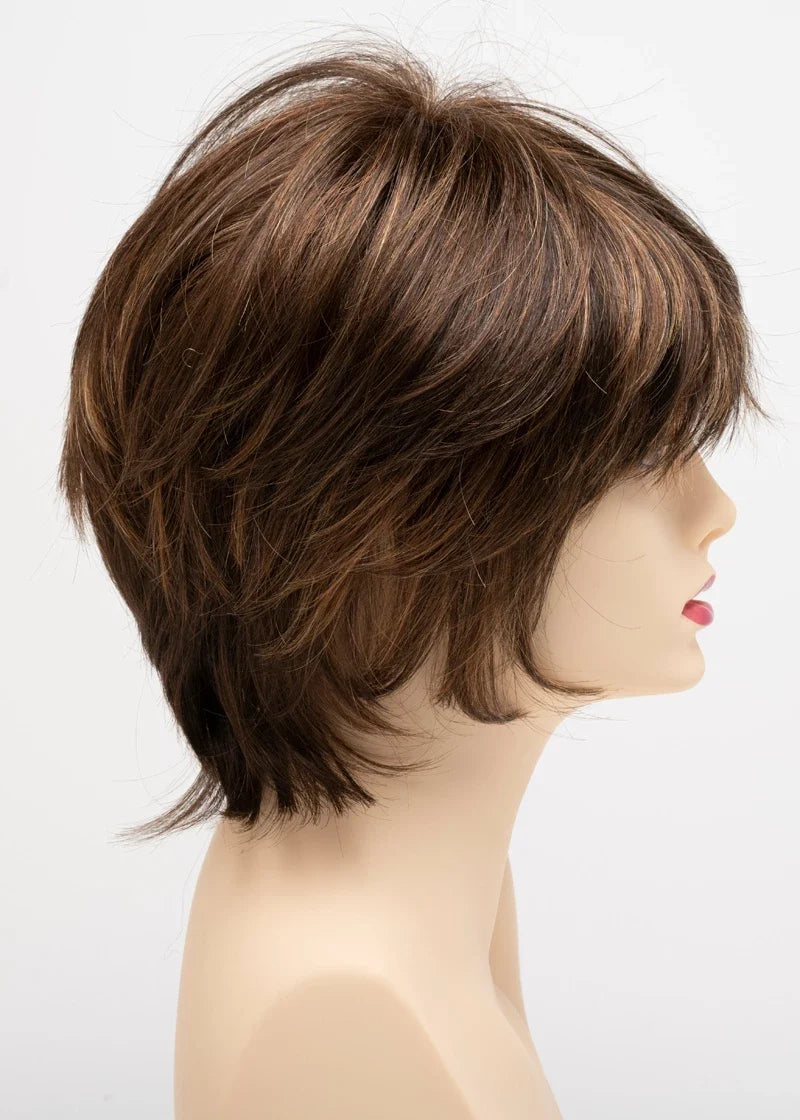 Jane | Envy | Hand-Tied Lace Front | Short Shag | Synthetic
