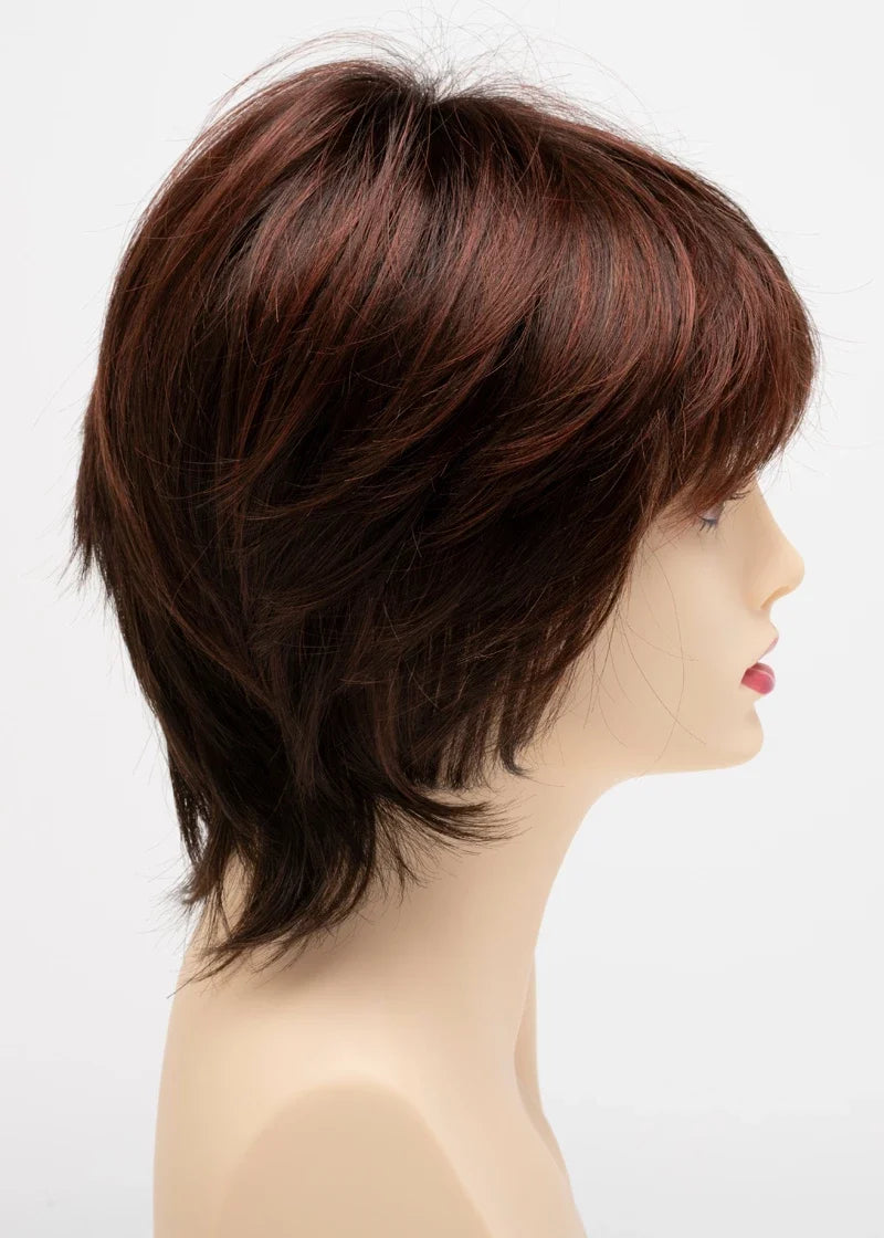 Jane | Envy | Hand-Tied Lace Front | Short Shag | Synthetic