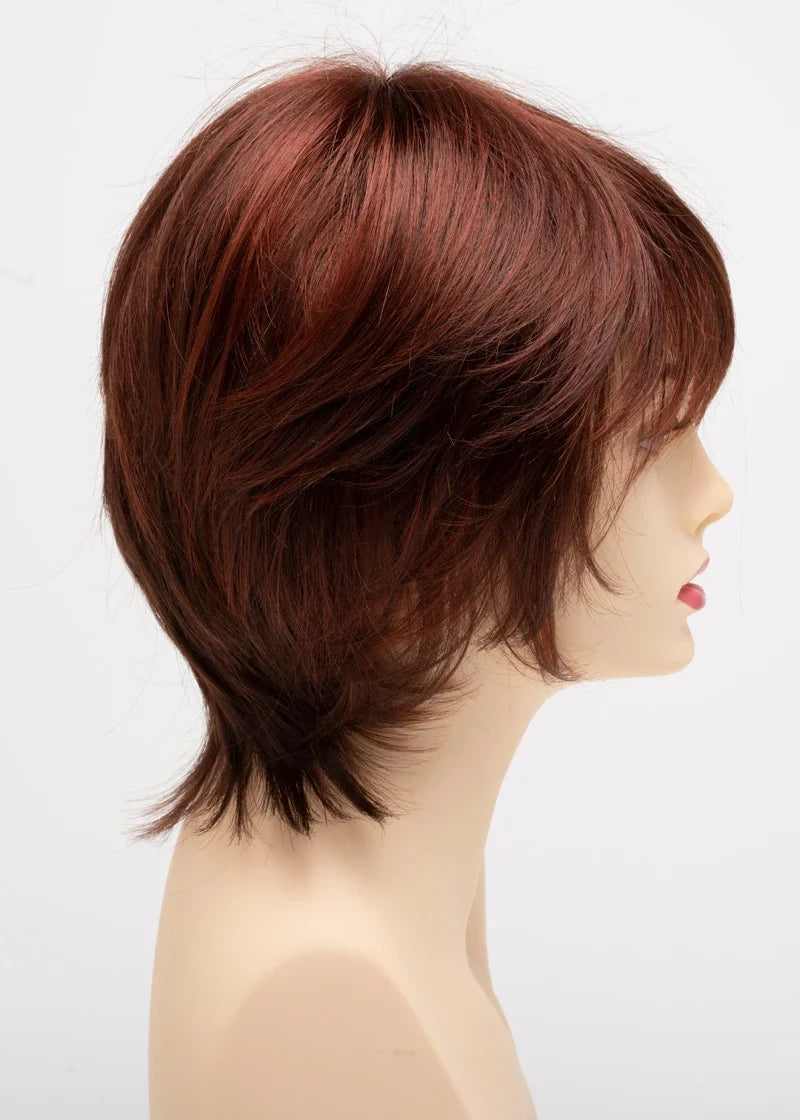Jane | Envy | Hand-Tied Lace Front | Short Shag | Synthetic