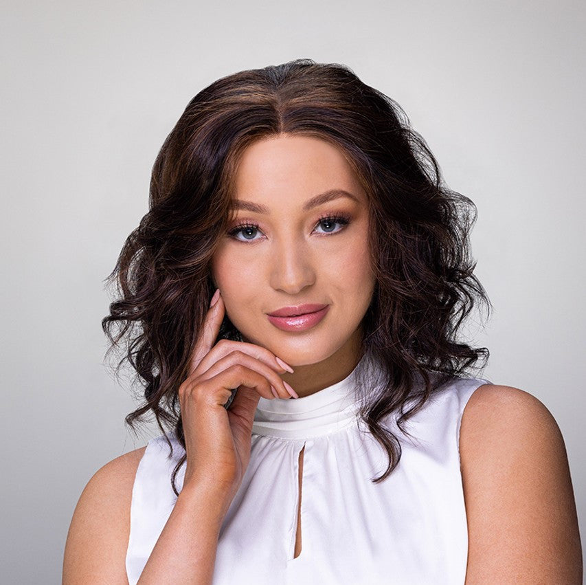 Julianne Lite Petite | Jon Renau | Lace Front Monotop | Hand Tied - front view 2
