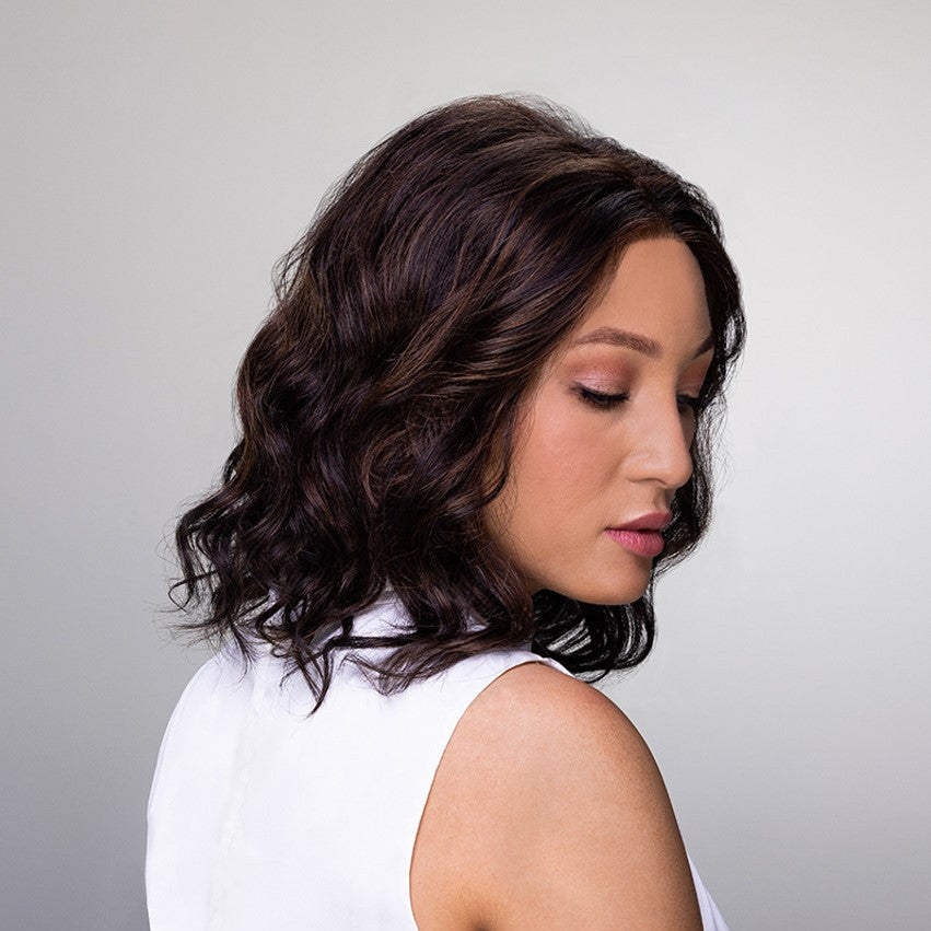 Julianne Lite Petite | Jon Renau | Lace Front Monotop | Hand Tied - side  view